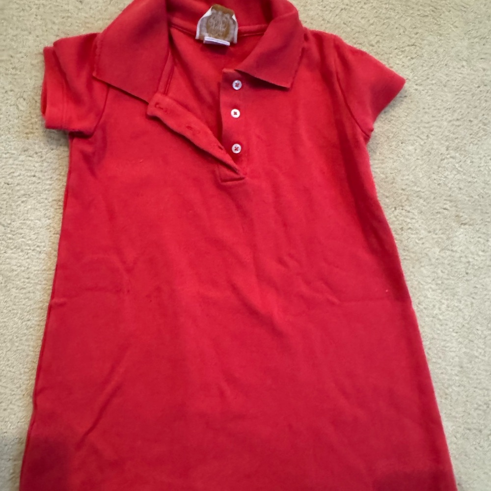 Beaufort and Bonet Kids Red Polo Shirt- perfect for back to school
